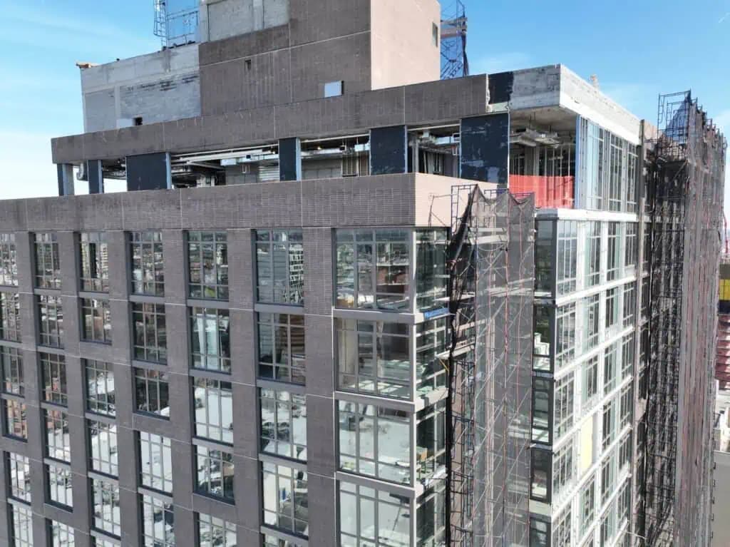 Drone façade inspection